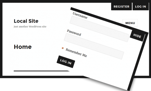 WP Login/Register Click To Show Forms