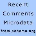 Recent Comments Widget Microdata